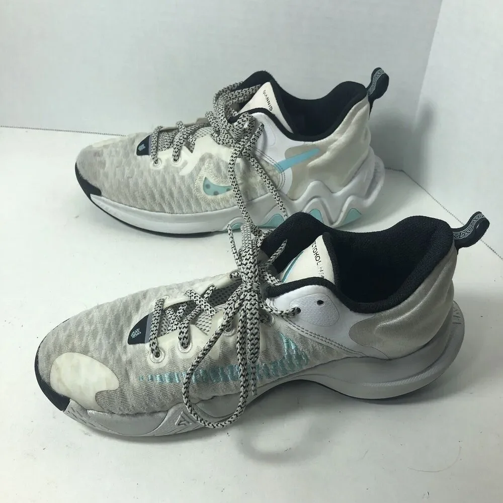 Nike Basketball Shoes Size 7 Y Youth Kids Giannis Immortality White DB6081-110 D